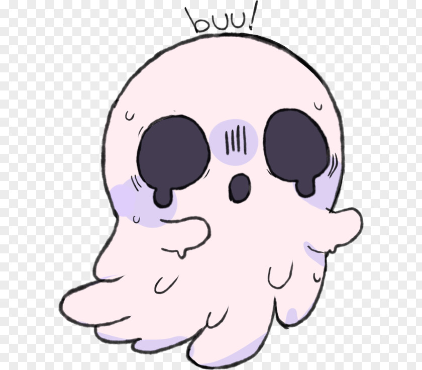 Ghost Drawing Sketch PNG