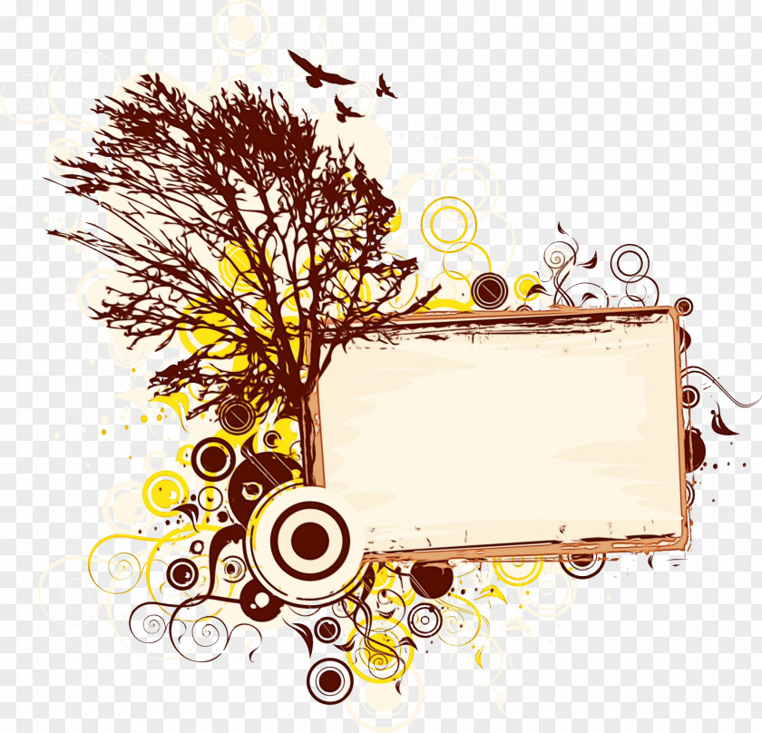 Logo Plant Yellow Branch Tree Rectangle PNG