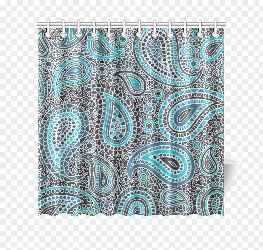 Paisley Patterns Turquoise PNG