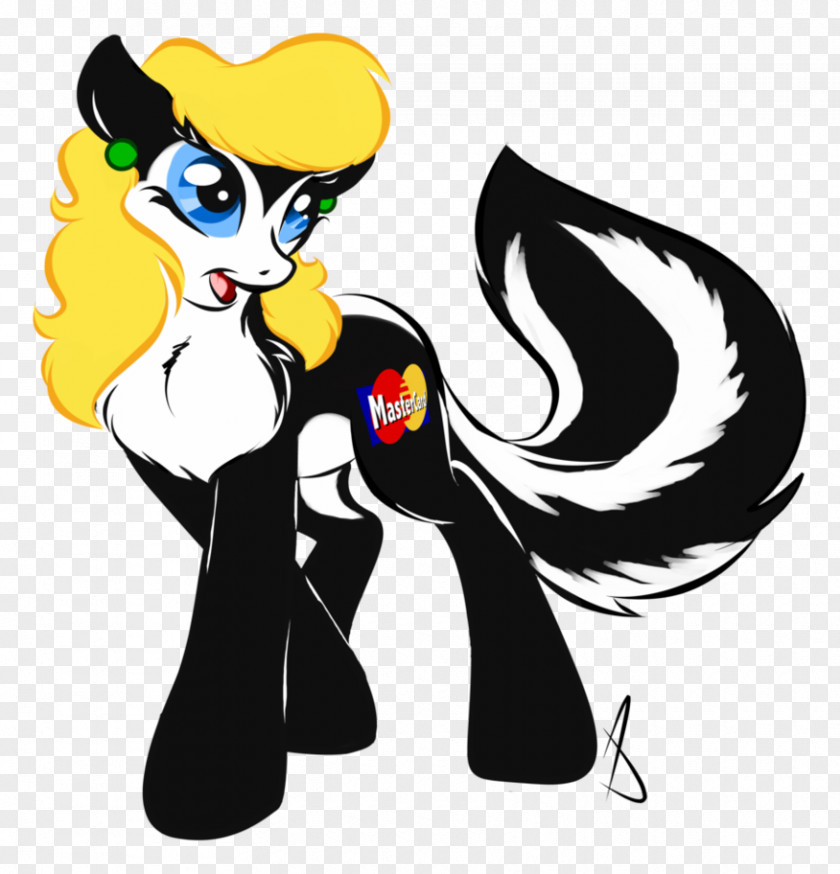 Skunk Pony Horse Art PNG
