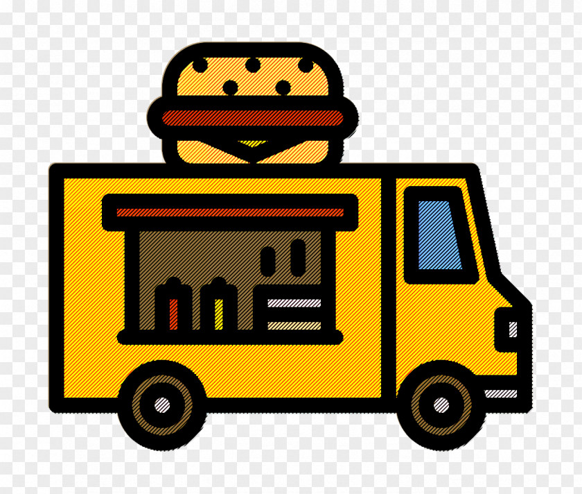 Food Truck Icon Fast Burger PNG