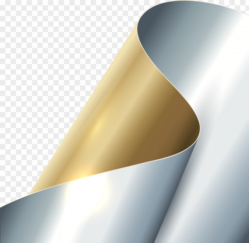 Vector Hand Painted Gold And Silver Satin PNG