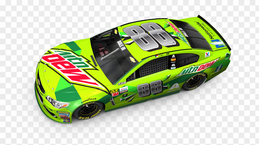 Mountain Dew Sports Car Auto Racing Vehicle PNG
