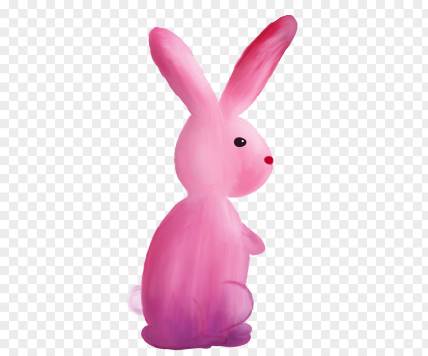 Rabbit Domestic Easter Bunny Figurine PNG