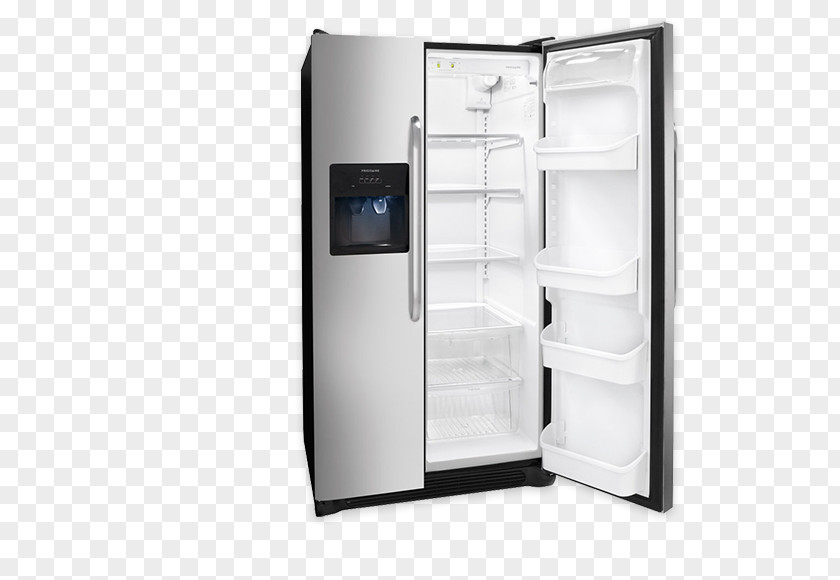 Refrigerator Home Appliance Frigidaire Door Cubic Foot PNG