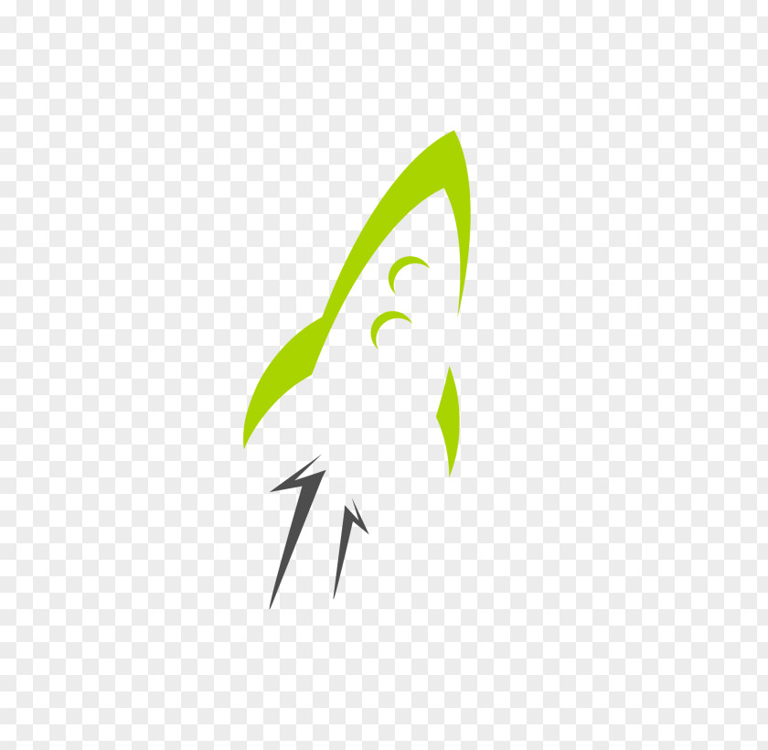 Rocket Logo Graphic Design PNG