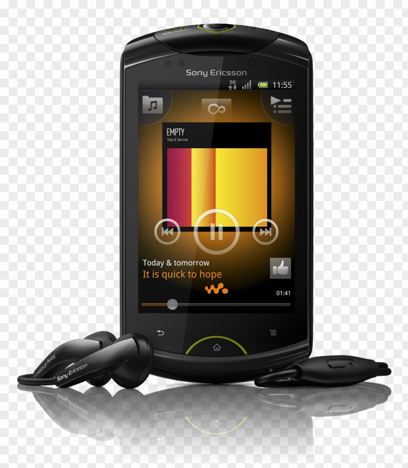 Sony Ericsson Walkman Live With W580i Mobile Android PNG
