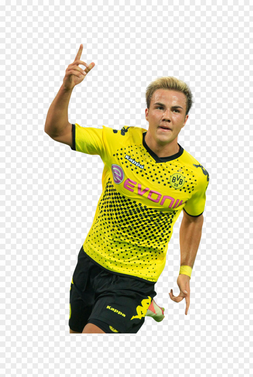 T-shirt Mario Götze Borussia Dortmund FC Bayern Munich Jersey PNG