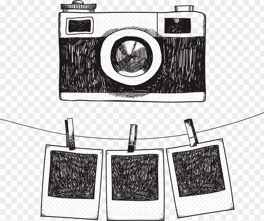 Watercolor Camera Drawing Photography PNG