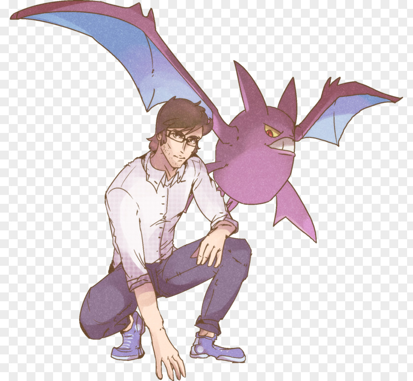 Man On His Knees Crobat Pokémon Commission Dragon PNG