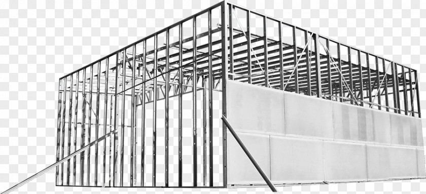 Steel Frame Framing Building Load-bearing Wall PNG
