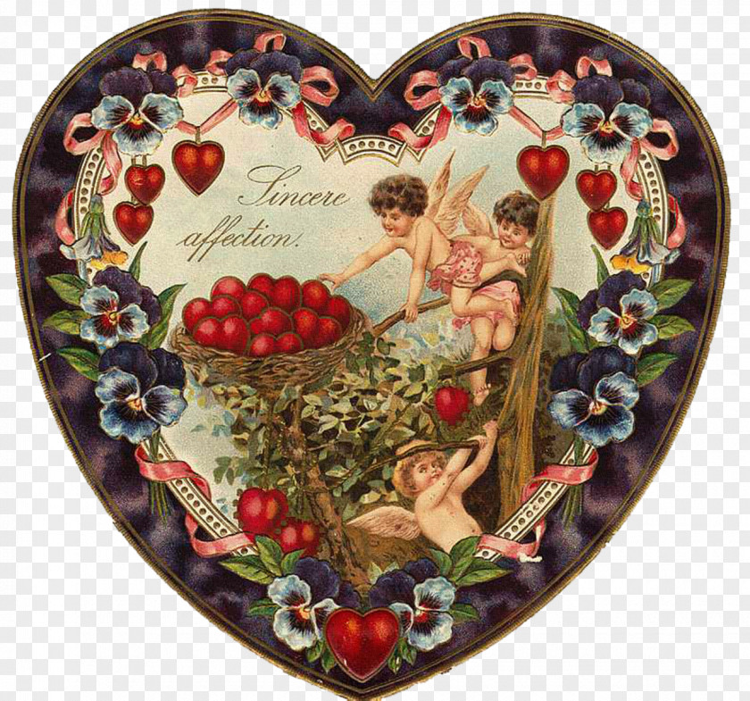 Victorian Valentines Valentine's Day Heart February 14 Love PNG
