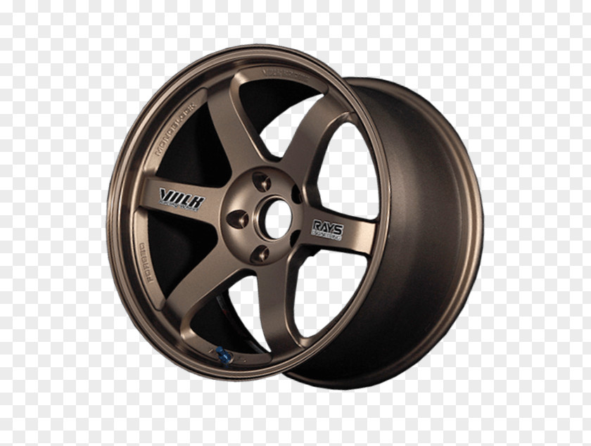 Volk Alloy Wheel Rays Engineering Tire Spoke PNG