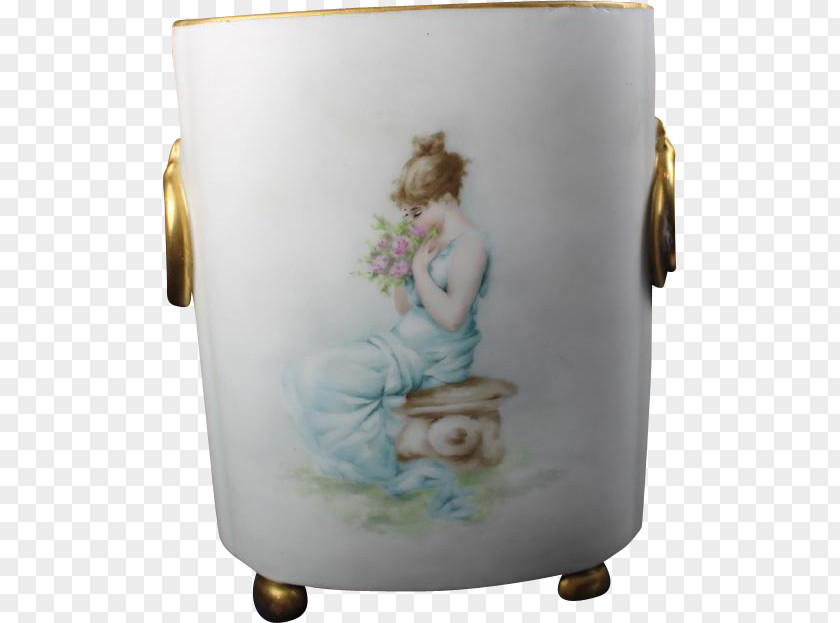 Hand-painted Flower Pot Porcelain Table-glass PNG
