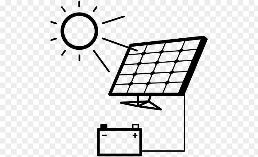 Solar Vector Panels Battery Charge Controllers Power Energy Renewable PNG