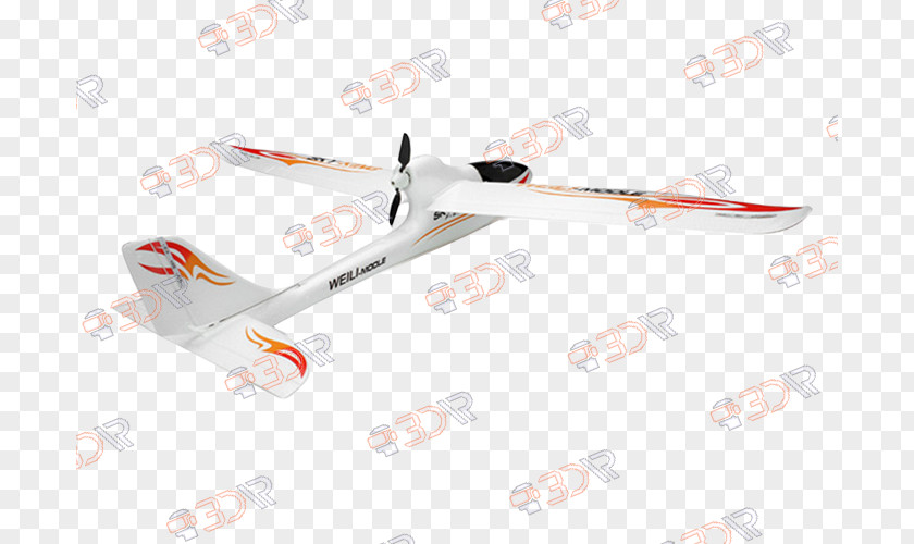 Airplane Glider Fixed-wing Aircraft Radio-controlled PNG