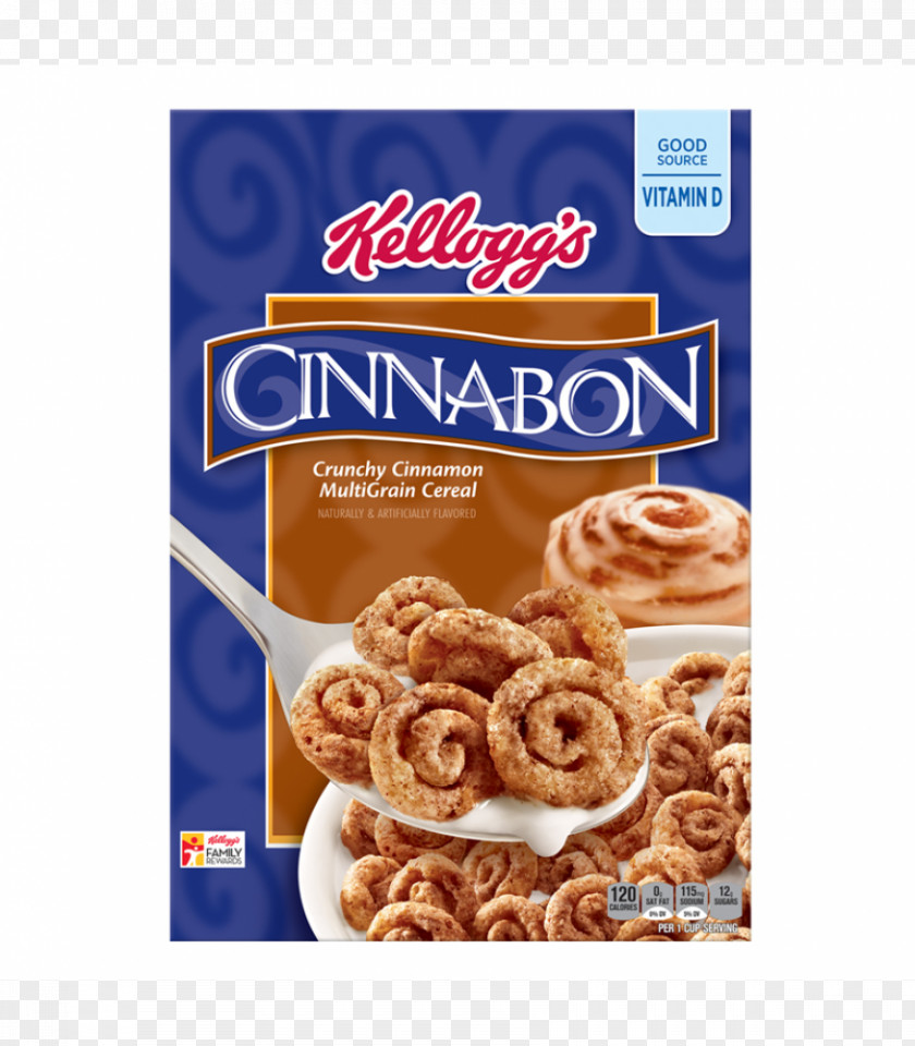Breakfast Cereal Cinnamon Roll Kellogg's Cinnabon PNG