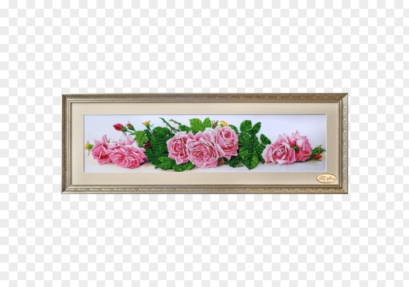 Flower Bead Embroidery Floral Design PNG