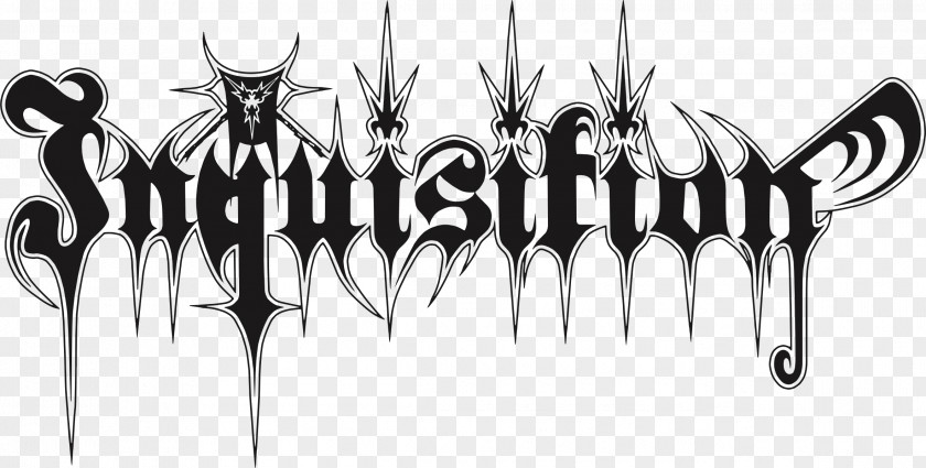 Inquisition Heavy Metal Black Logo Musical Ensemble PNG