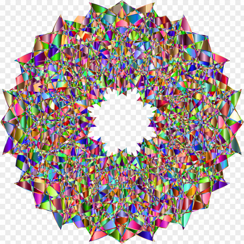 Line Symmetry Kaleidoscope Point Pattern PNG