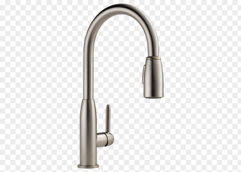 Nickel Metal Foam Faucet Handles & Controls Stainless Steel Delta Peerless Apex Single Hole Kitchen P188103LF Chrome Kohler Bellera Pull Down K-560 PNG