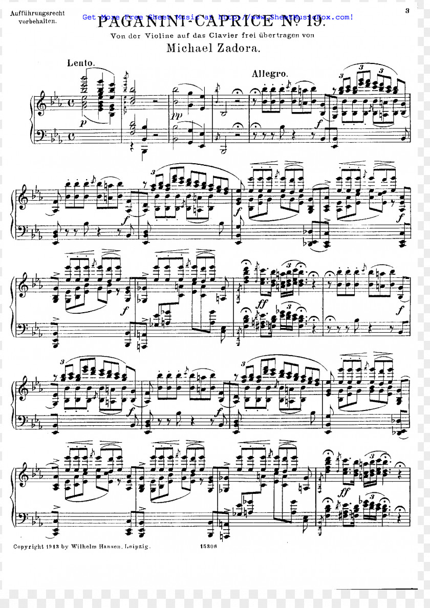 David Garrett Paganini La Campanella Sheet Music Piano Violin Guitar PNG
