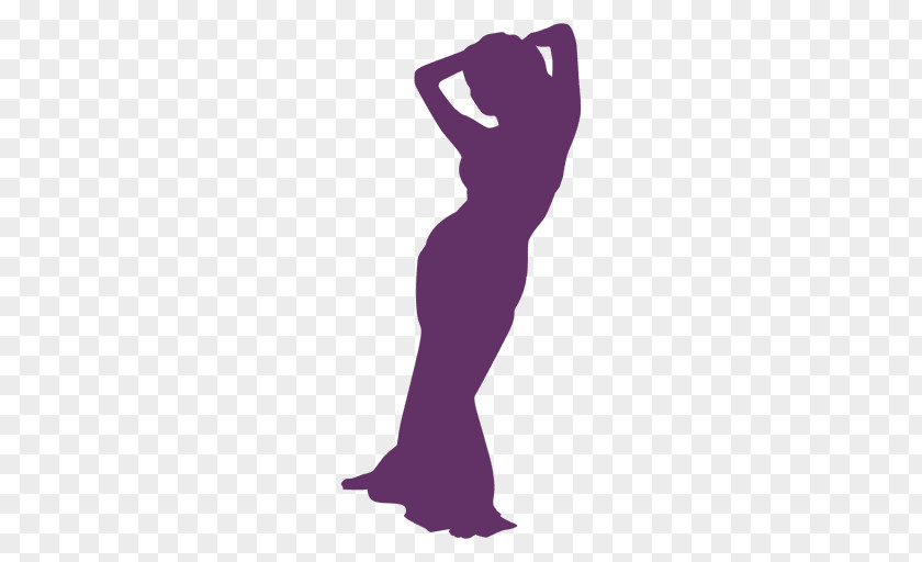 Silhouette Dancer Belly Dance PNG