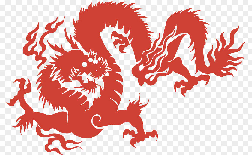 The Image Design Of Chinese Dragon Illustration PNG