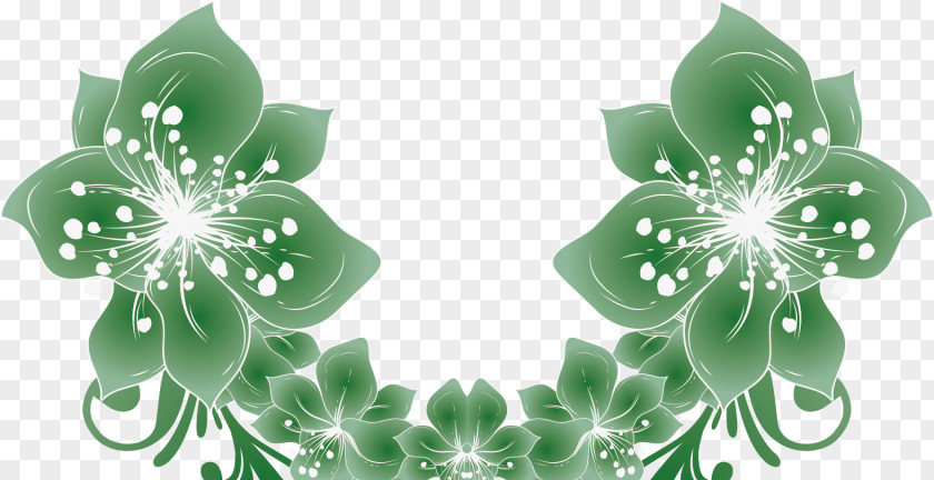 Beautiful Green Flowers Flower Download PNG