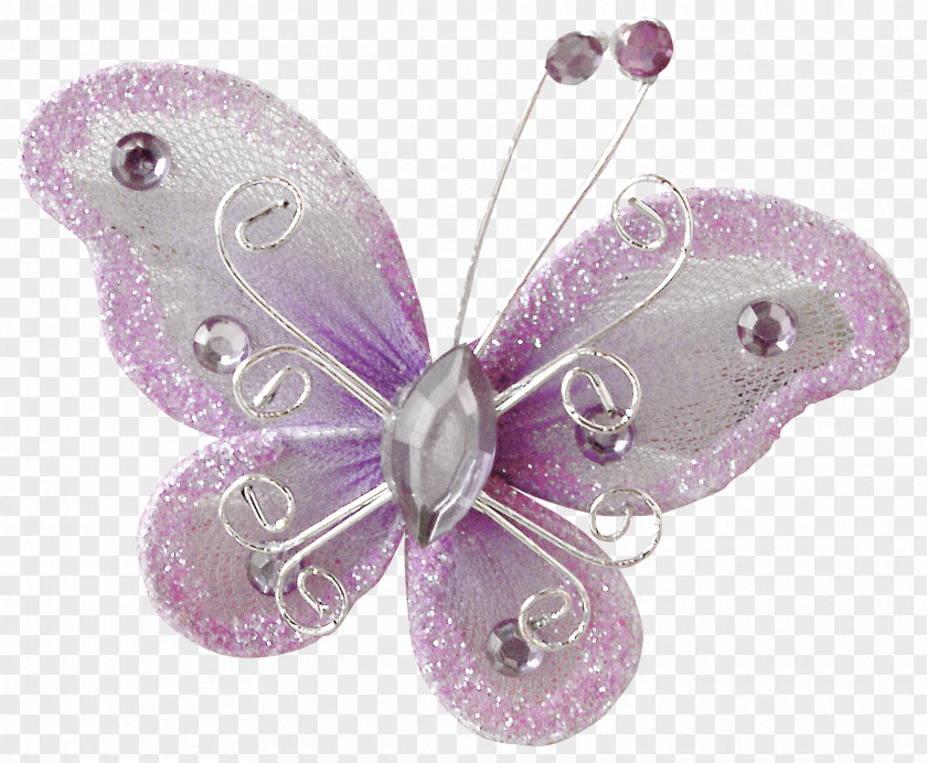 Beautiful Purple Butterfly Presentation PNG