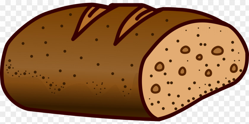 Brown Bread Toast Baguette Clip Art PNG