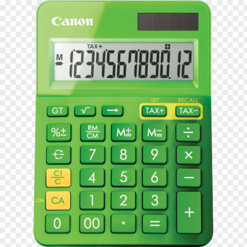 Calculator Canon LS-123K Scientific AS-2200 Desktop Display Black Accessories PNG