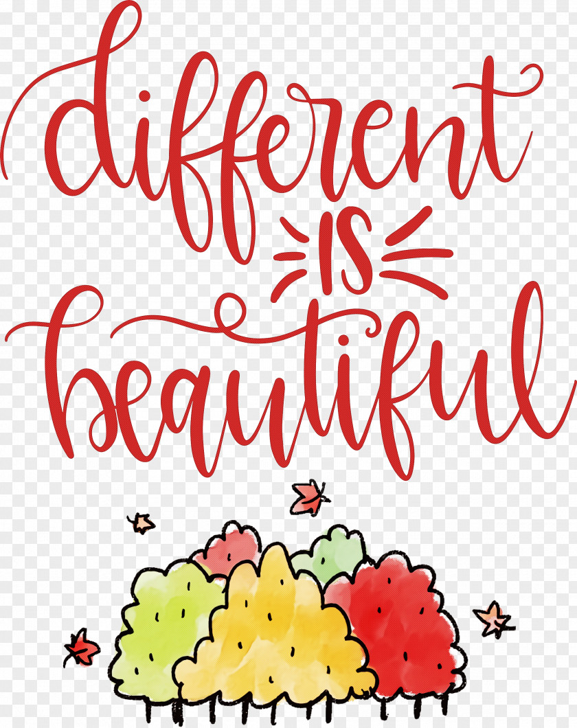 Different Is Beautiful Womens Day PNG
