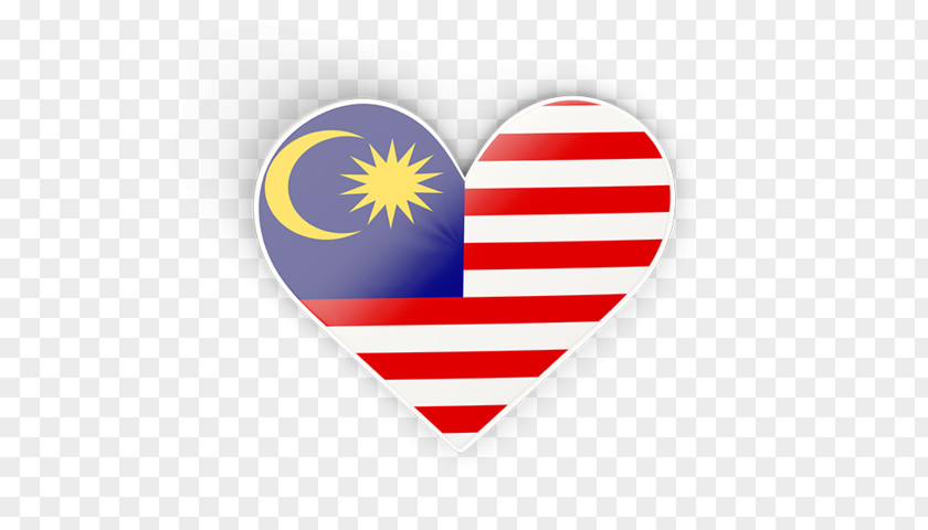 Heart Flag Of Malaysia Turkey PNG
