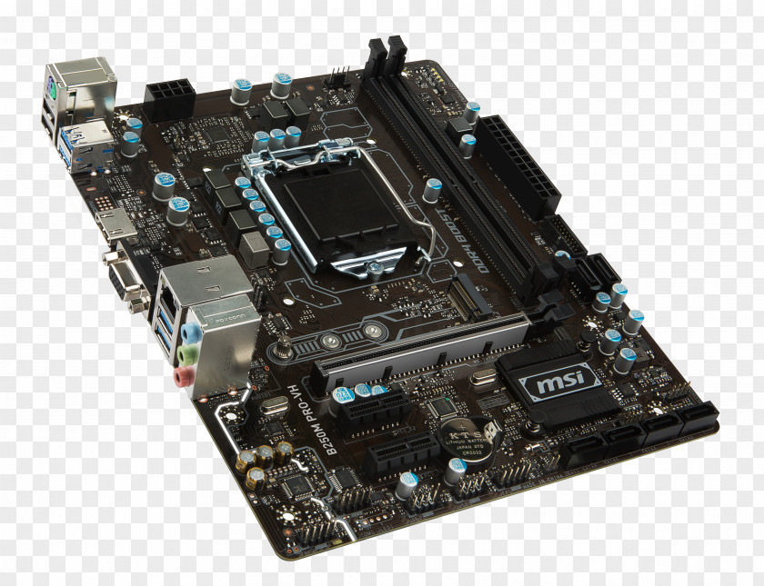 Intel LGA 1151 MSI B250M PRO-VDH MicroATX PNG