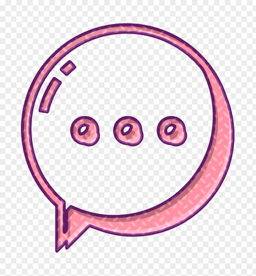 Smile Emoticon Circle Icon Dot Message PNG