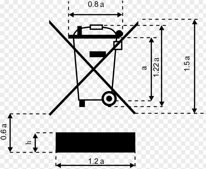 Trash Can Waste Electrical And Electronic Equipment Directive Rubbish Bins & Paper Baskets Recycling Logo PNG