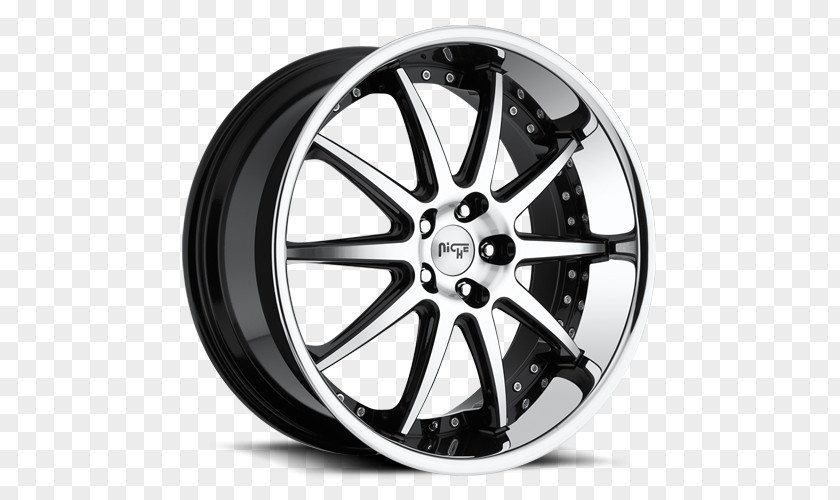 Car Asanti Black Wheels Lincoln Rim PNG