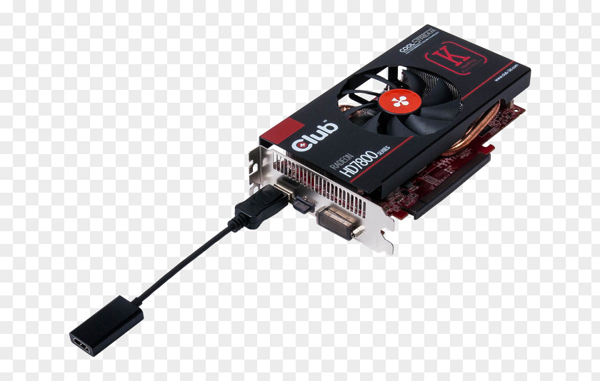 Graphics Cards Video Adapters Club 3D DisplayPort HDMI Film PNG