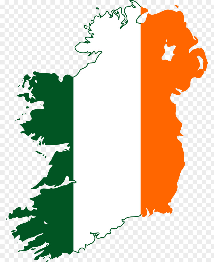 Irish Flag Of Ireland National Map PNG