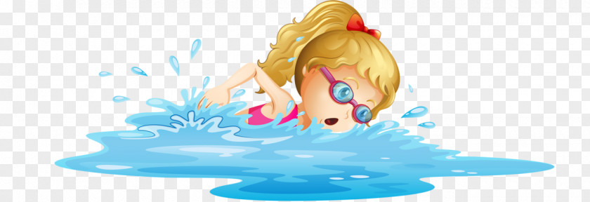 Swimming Child Clip Art PNG