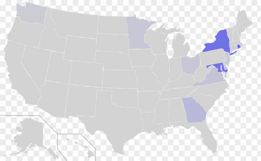 United States 115th Congress Senate Map PNG