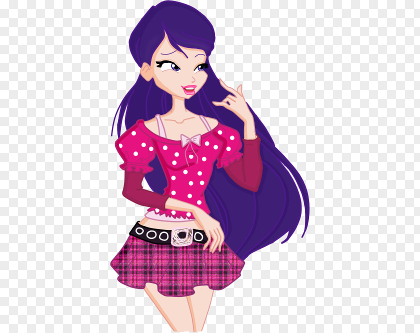 Winx Club Season 4 Black Hair Clothing Character Clip Art PNG