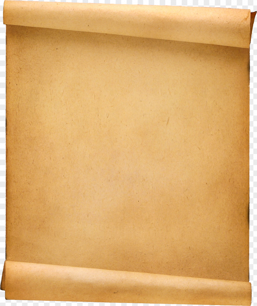 Kraft Paper Scroll Parchment Clip Art PNG