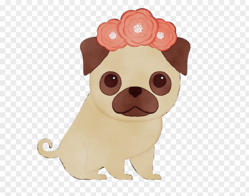 Pug Painting Cartoon Puppy 搜狗图片 PNG