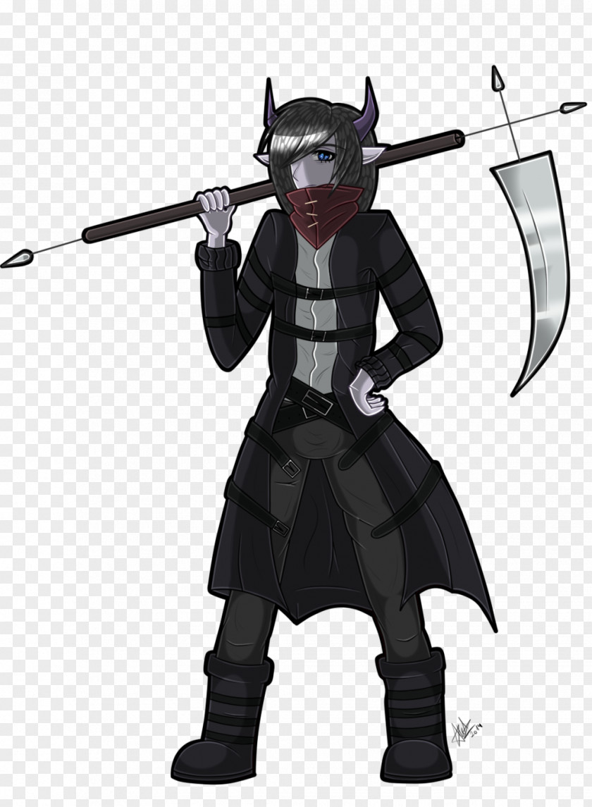 Scythe Drawing Costume Character PNG