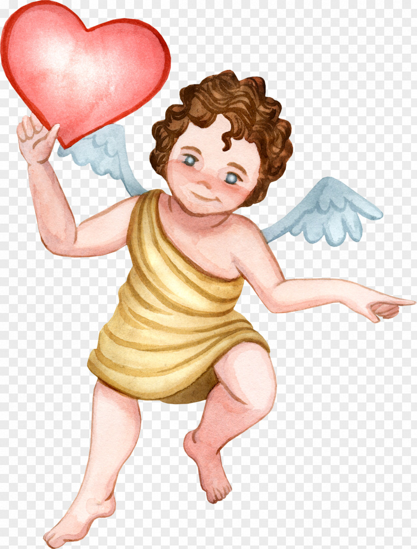 Angel Baby Love Letter Cupid Heart Clip Art PNG