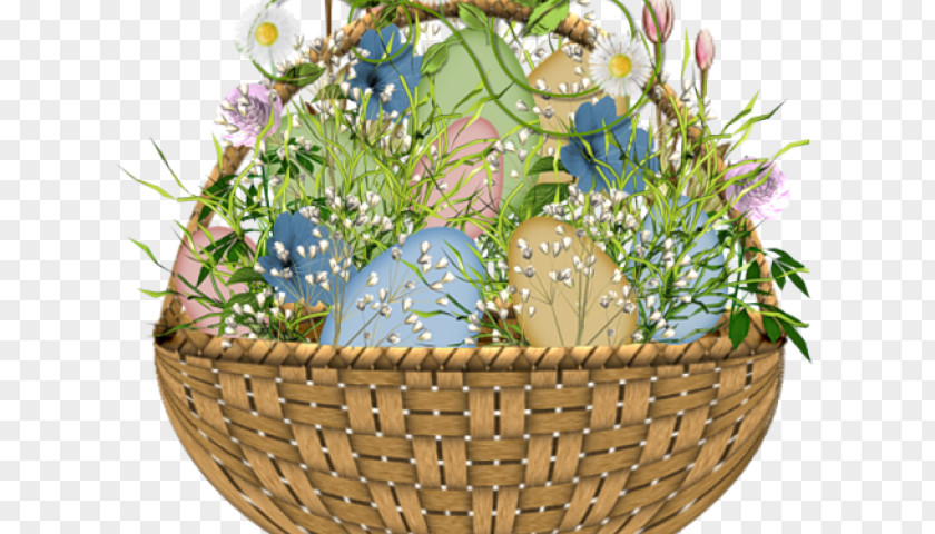 Easter Bunny Egg Clip Art Basket PNG
