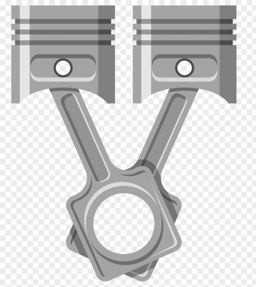 Grey Cartoon Pliers Car Piston Engine PNG