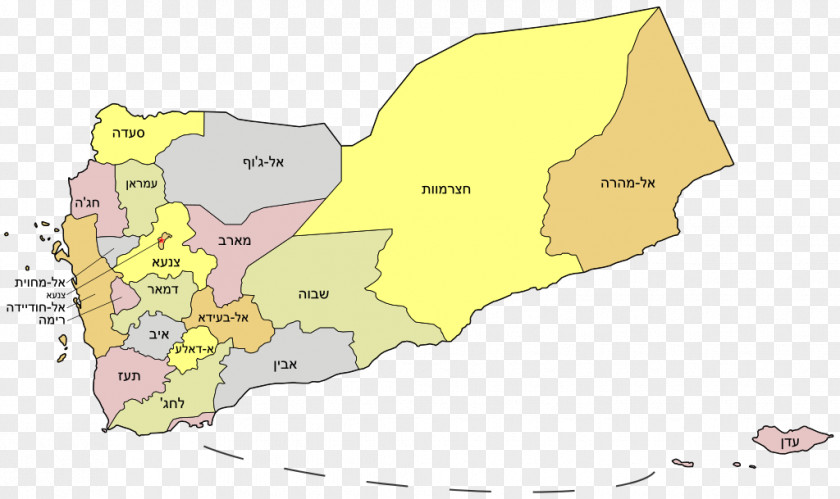 Map Sana'a Governorates Of Yemen Shabwah Governorate Khanfar, Abyan PNG